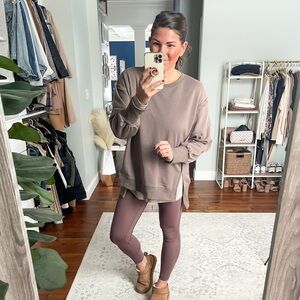 Casual Tan Sweatshirt